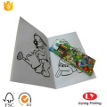 Libro da colorare per bambini personalizzati con cuciture a sella