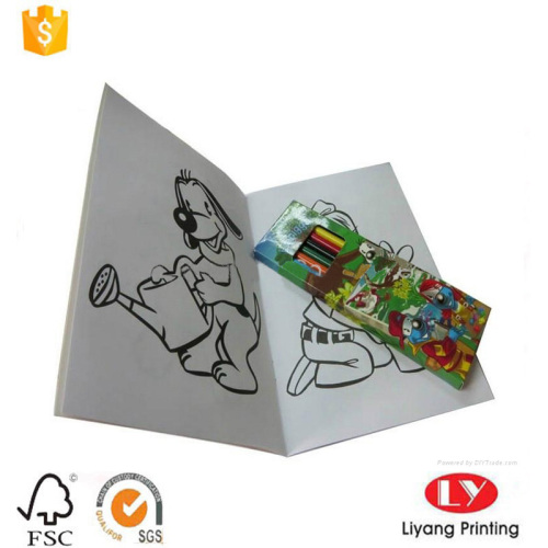 Softcover children coloring book printing