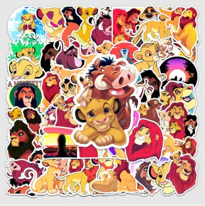 Customizable Lion Labs Stickers: Graffiti, Bomb, and Cool Water-Proof Vinyl Designs for Laptop and PVC Stickers