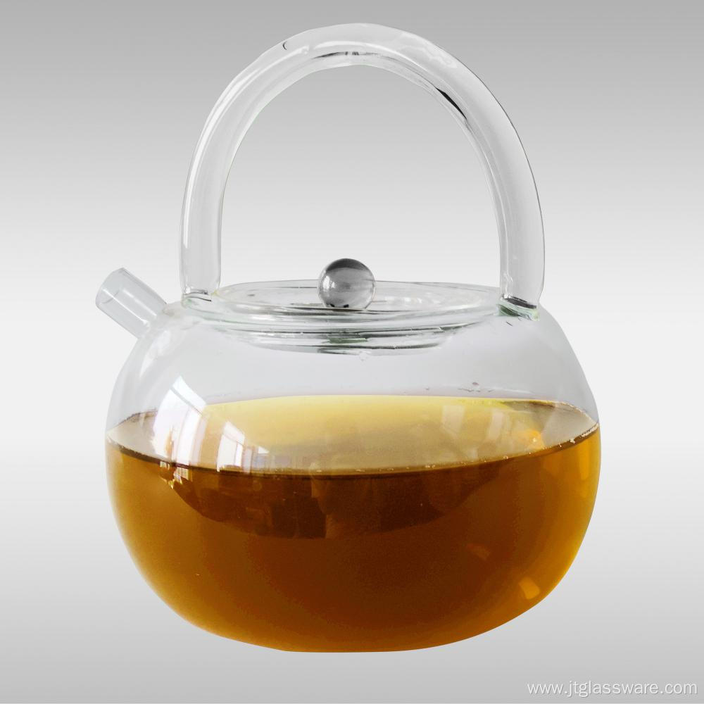 New Product 800ML Glass Teapot With Infuser