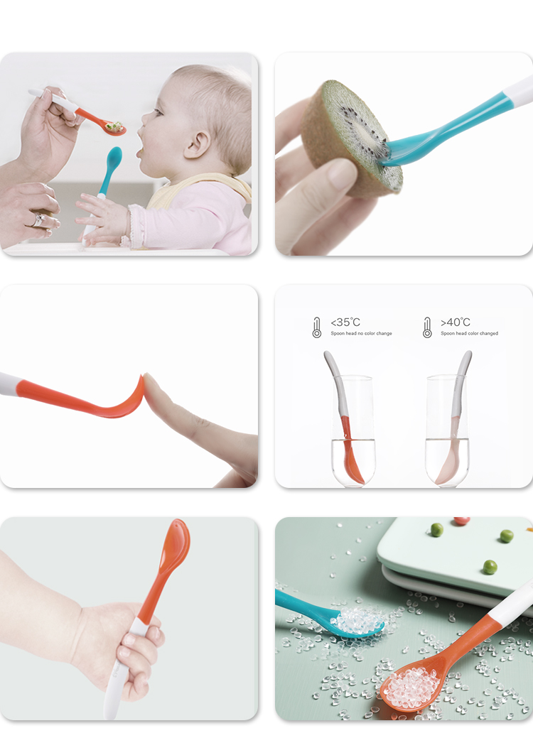 Bargain Price Baby Training Flexible Food Spoon