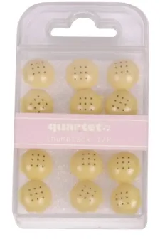 Circular plastic thumbtack