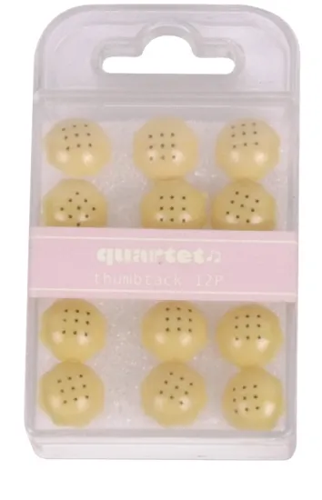 Circular plastic thumbtack