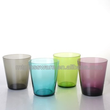 2015 four color handmade thin glass tea cup