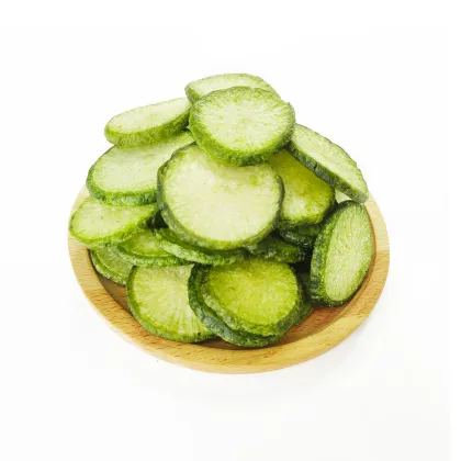China Wholesale Discounted Green Radish Slices and Dried Vegetables: Halal Certified and Vacuum Fried