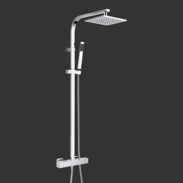 Stainless Steel Thermostatic Square Shower Set