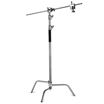 Heavy Duty Stainless Steel C-Stand with Arm