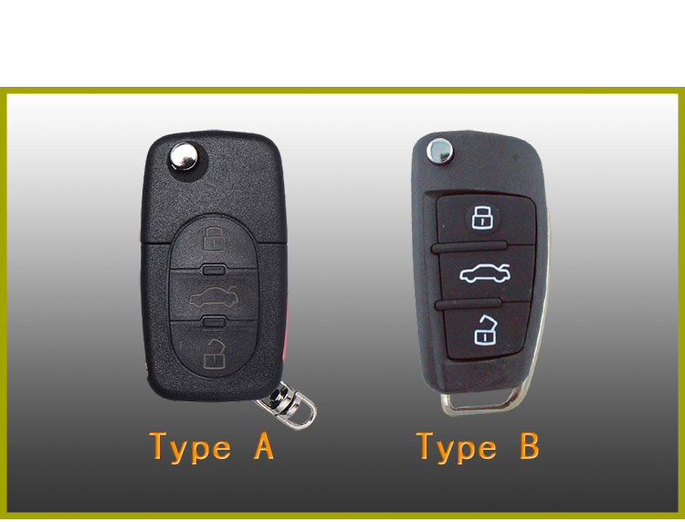 Audi Silicone Car Key Fob Cover 