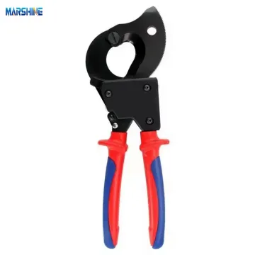 Ratchet Type Armoured Cable Cutting Tools Sharp Polished Edge Cable Cutter