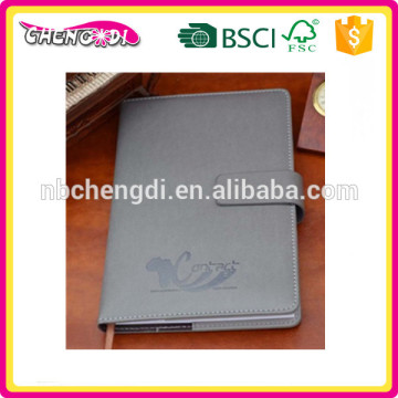 Super style BSCI PU Cover Material binder leather notebook