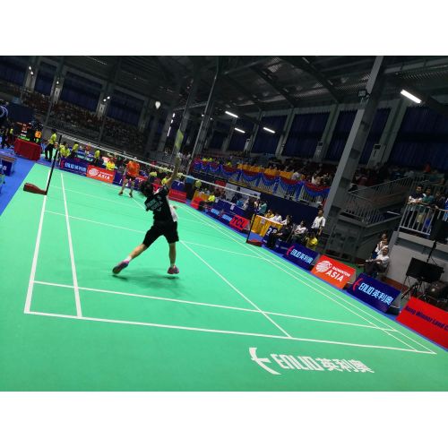 ไม้แบดมินตัน PVC Sport Flooring BWF Certification