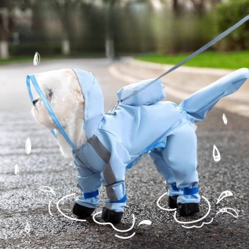 Multi-Color Waterproof Pet Raincoats - Easy to Wear and Remove