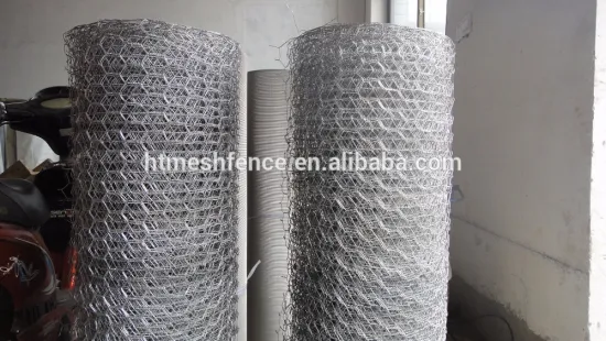 BWG 22 electro-galvanized hexagonal wire mesh