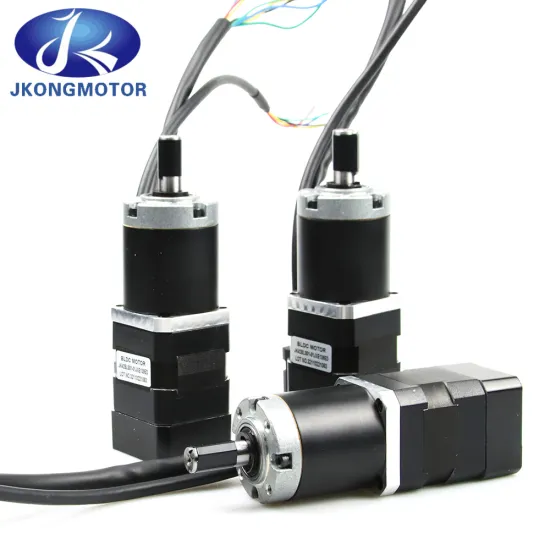 42mm BLDC Motor 48V 26W with Gearbox 139:1 and Encoder