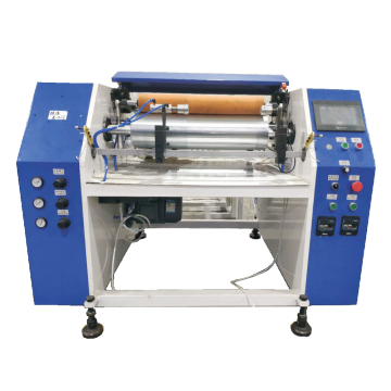 Semi Auto Film Rewinding Machine with Perforating System