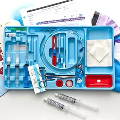 customized disiposable surgery kit blister tray