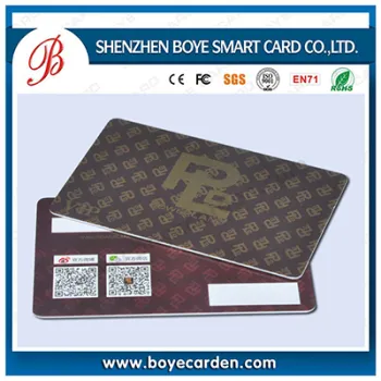 Drawbench Gold PVC Plastic Card