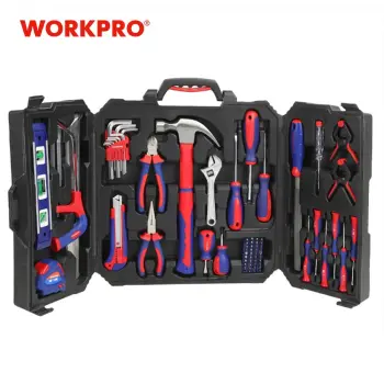 WORKPRO 77PC Tool Set for Home Repair Household Tool Kits Screwdrivers Pliers Scissor Knife Hammer 2019 New