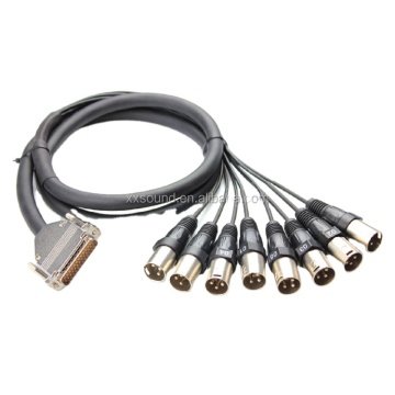 DB25 Plug to XLR Male Cable - Professional Portable Audio Snake Cable