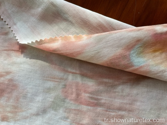 % 100 Rayon kravat boyalı baskı kumaş