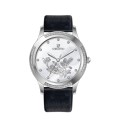 Padrão de flor Women Leather Pearl Watch