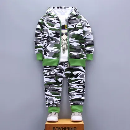 Spring Kids Boys 3 Piece Sets - Little Tracksuit Casual Clothes & Baby Boys Clothing Sets