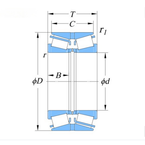双列圆锥形公制 TDO、DB 滚子轴承
