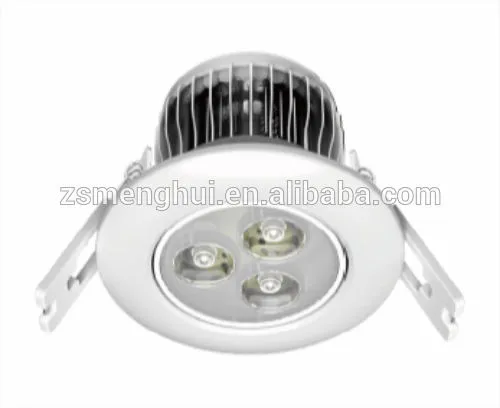 Low light decay 3w led ceiling panel light