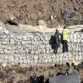 Solução modular de caixa de gabion para engenharia de parede moderna