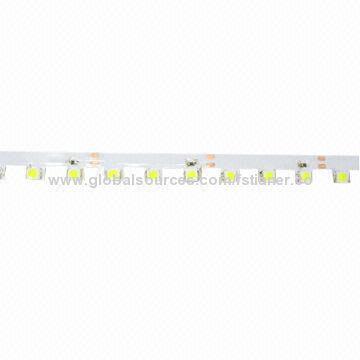 SMD 5050 LED flexible strip, 60 LEDs/m 14.4W/m, special shape is easy for installation