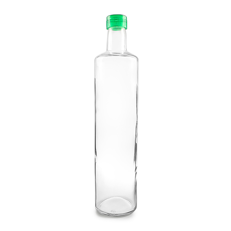 750ml Clear Round Olive Oil Glass Bottle