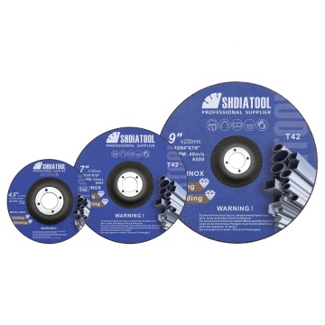 Depressed Center Resin Bonded Abrasive Cut Off Wheel for Metal Grinding, Deburring & Polishing