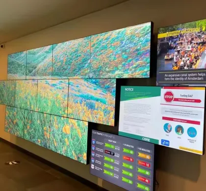 Lcd panel advertising display screen