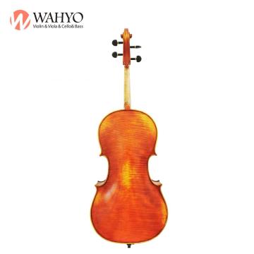 Handmade solid wood oil varnish cello