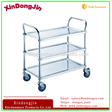 PRC-S3 kitchen equipment prices restaurant serving trolley round tube