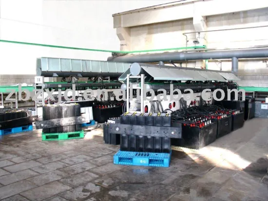 acid recirculation system for storage battery making