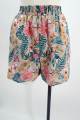 shorts de estampa de praia casuais femininos