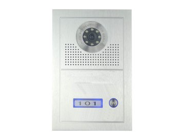 Panneau en alliage d'aluminium avec caméra IR pour interphone
