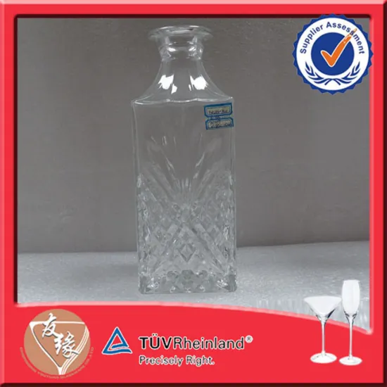 800ML Crystal Barware Decanter Spirits Glass Bottles With Handle