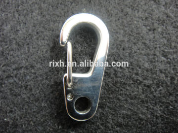 alibaba titanium spring snap titanium key hook/titanium keychain from titanium products manufacture