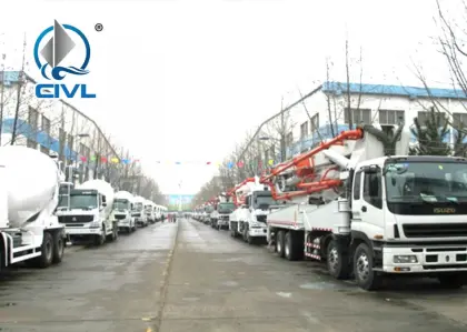 Energy Saving 48m Boom Concrete Pump Truck