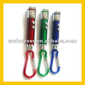 3 in 1 LED Flashlight Laser Keychain
