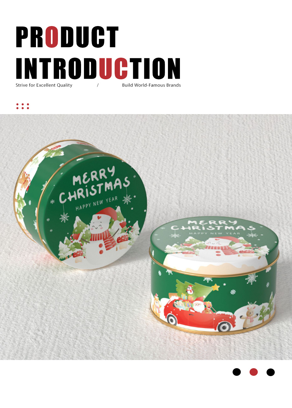 4-Christmas round tin can-X