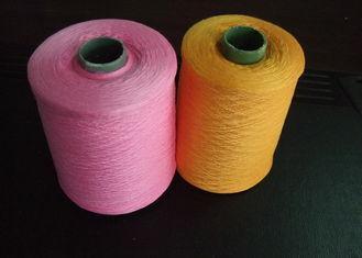 100% Polyester Dyed Yarn For Sewing Thread With Dyeing Tube
