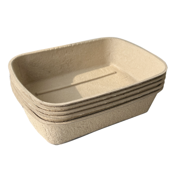 Recycled Paper Cat Litter Trays - Durable 5-Pack Disposable Cat Litter Boxes