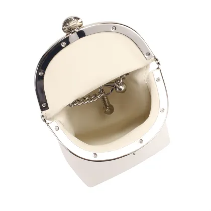 Genuine Leather Bucket Zero Wallet