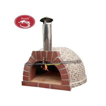 Pizza Trailer Brick Oven Double Decker Mini-Size Kamado Commercial Pizza Oven