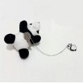 Cute giant panda plush metal body brooch