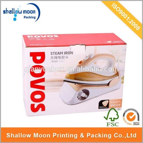 Wholesale customize cardboard packaging box for iron