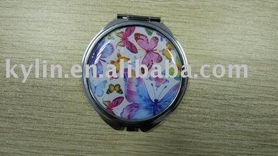 round mirror/metal cosmetic mirror /metal makeup mirror